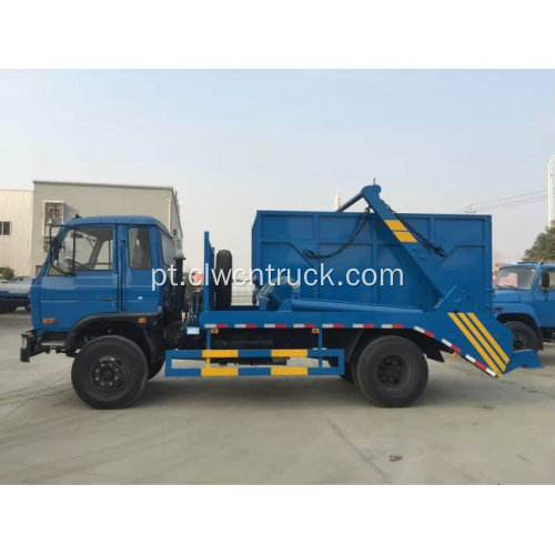 Cheap Dongfeng 190hp 10tons lixo skip caminhão